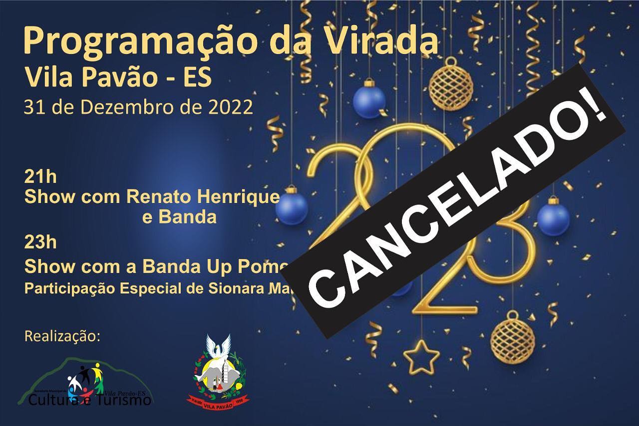 Devido às chuvas, atrações de Natal e Virada do Ano são canceladas no município