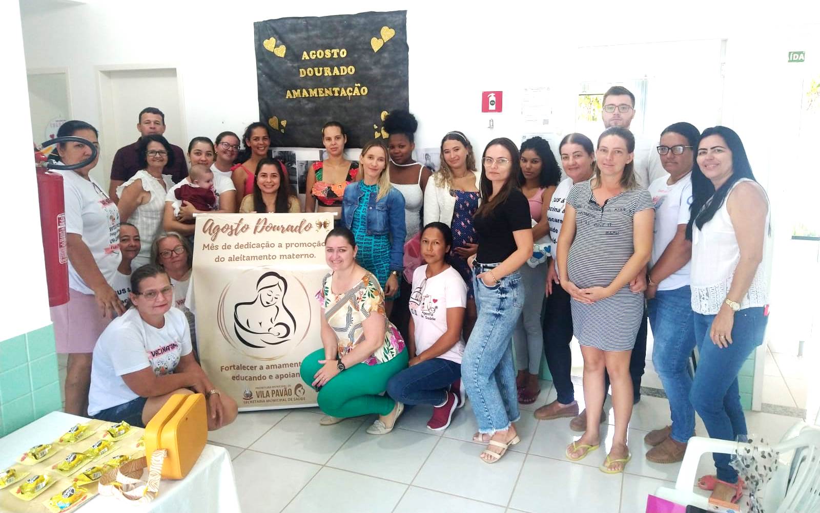 Secretaria da Saúde realiza ação sobre aleitamento materno no distrito de Praça Rica