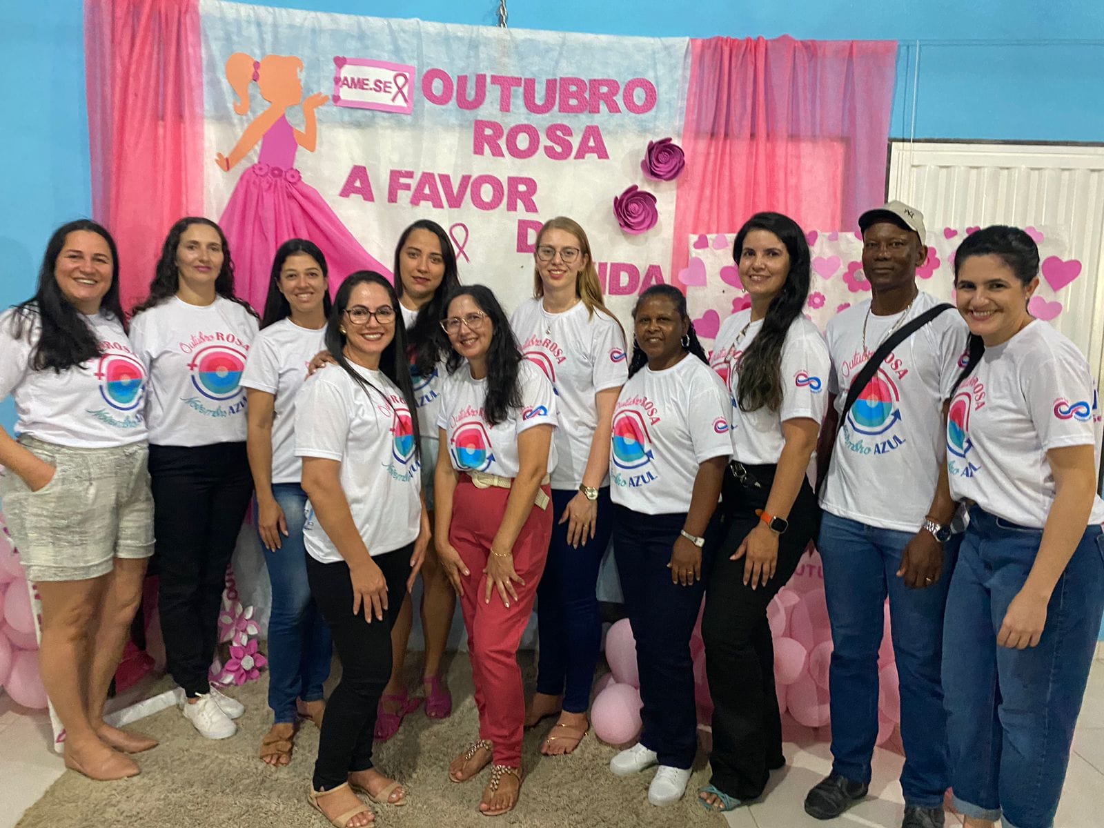 Outubro Rosa: Secretaria de Saúde promove evento na comunidade de Todos os Santos para conscientizar sobre Câncer de Mama