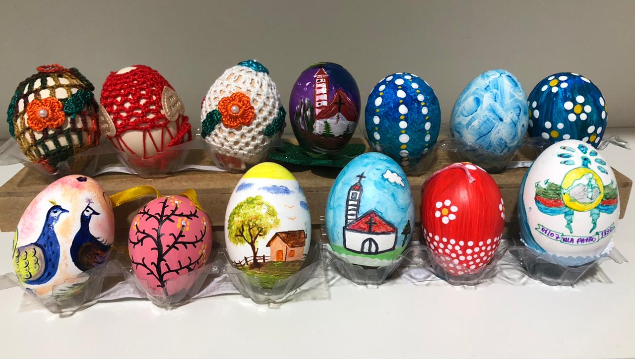 Pintura de ovos de Páscoa. Verdadeiras obras de artes