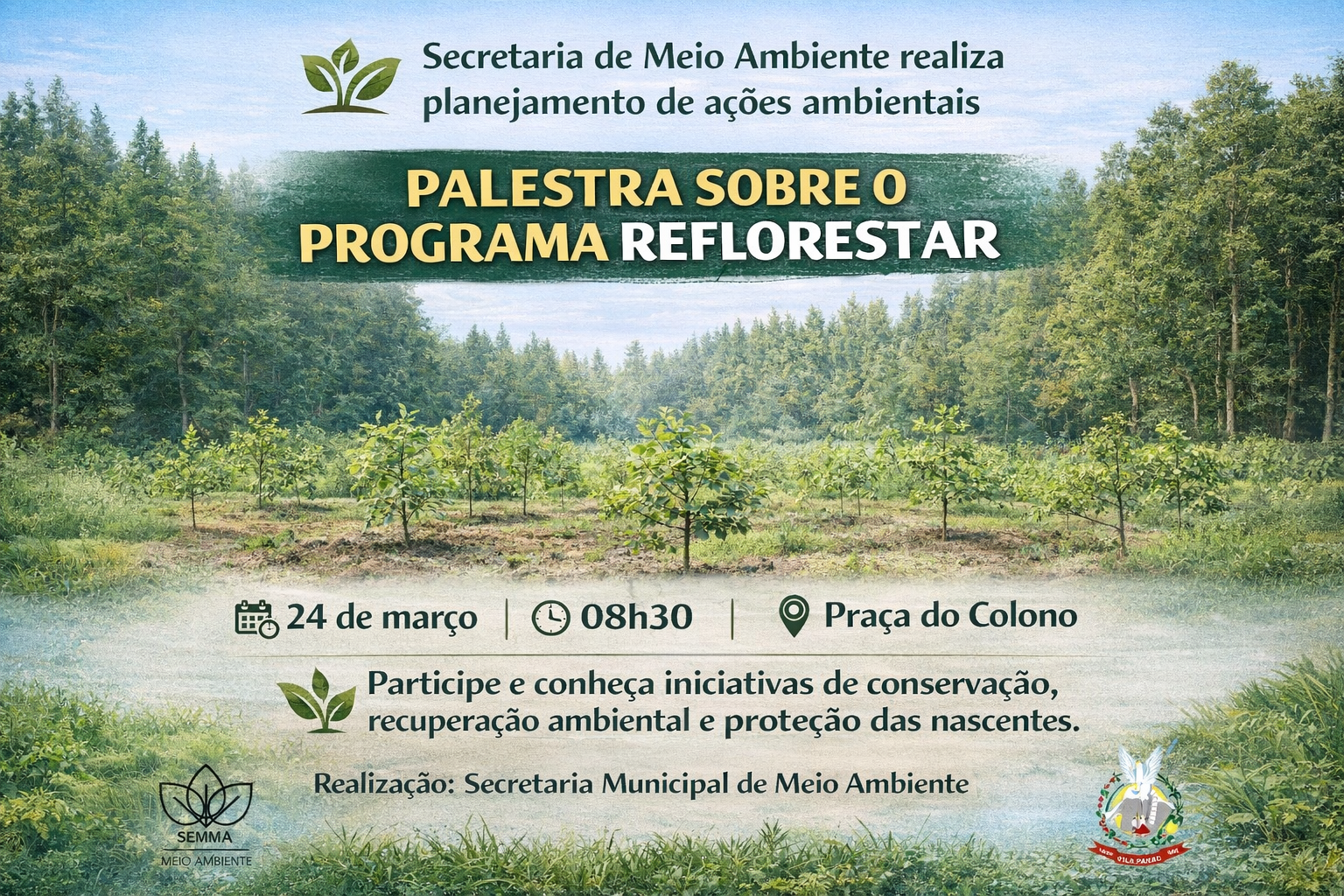 Secretaria Municipal de Meio Ambiente realiza planejamento semestral de ações ambientais
