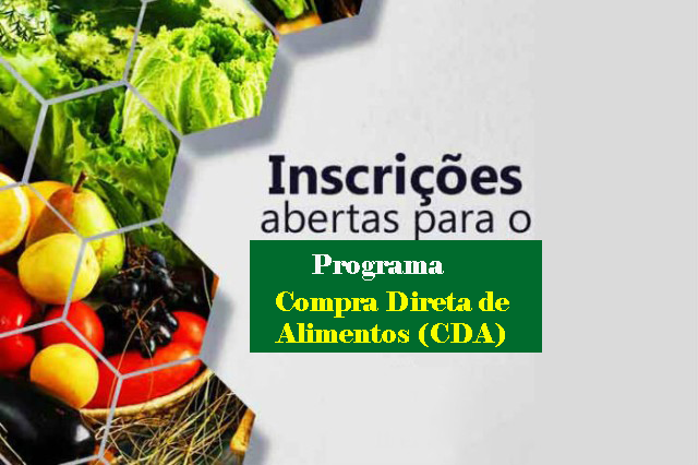 Prefeitura abre nova Chamada Pública para aquisição de alimentos da agricultura familiar
