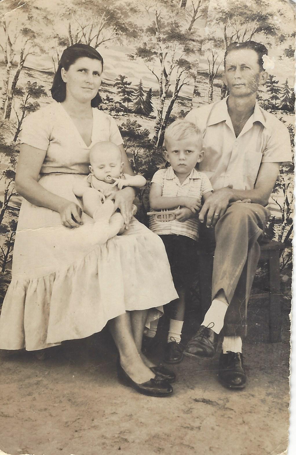 Artur Pagung e Família
