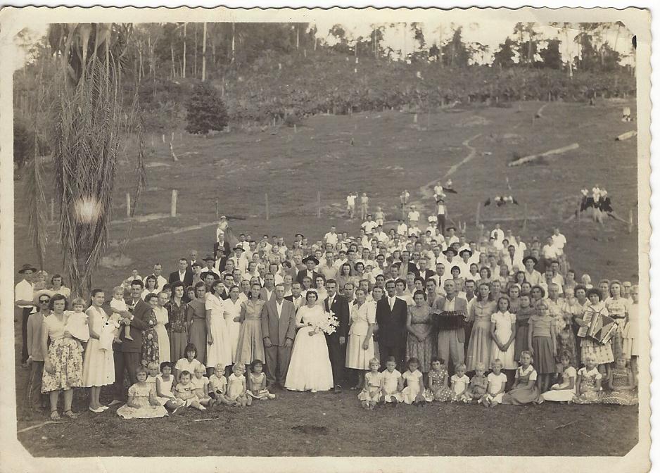 Casamento de Belmiro Januth e Ralinda Pagung  em Pancas