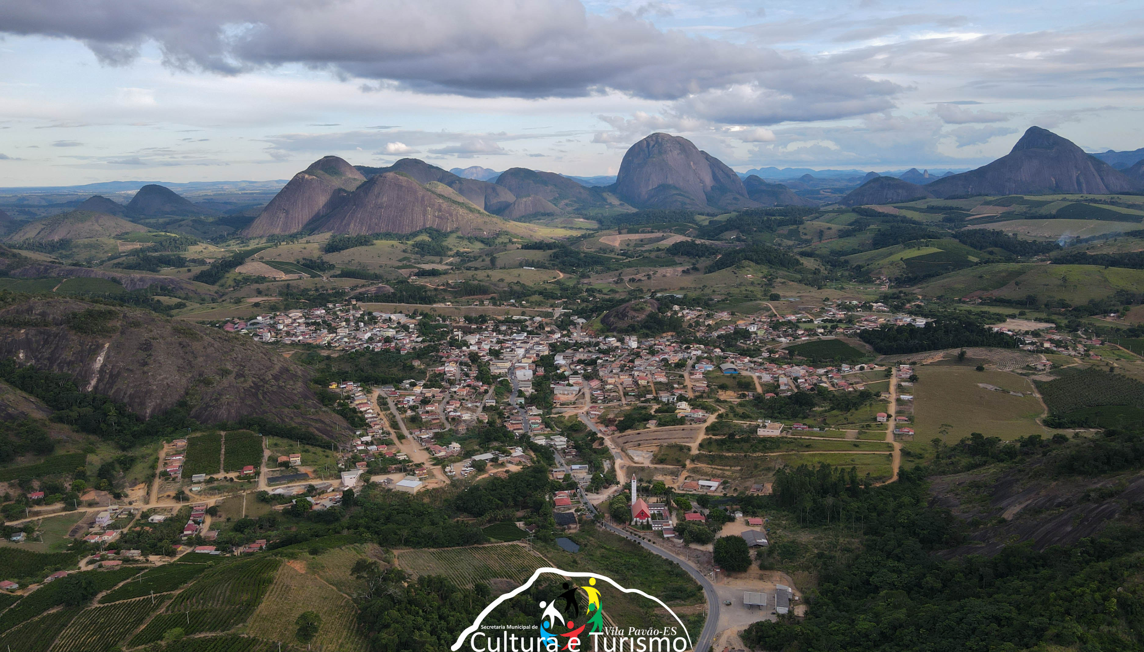 Vista Aérea da Cidade de Vila Pavão
