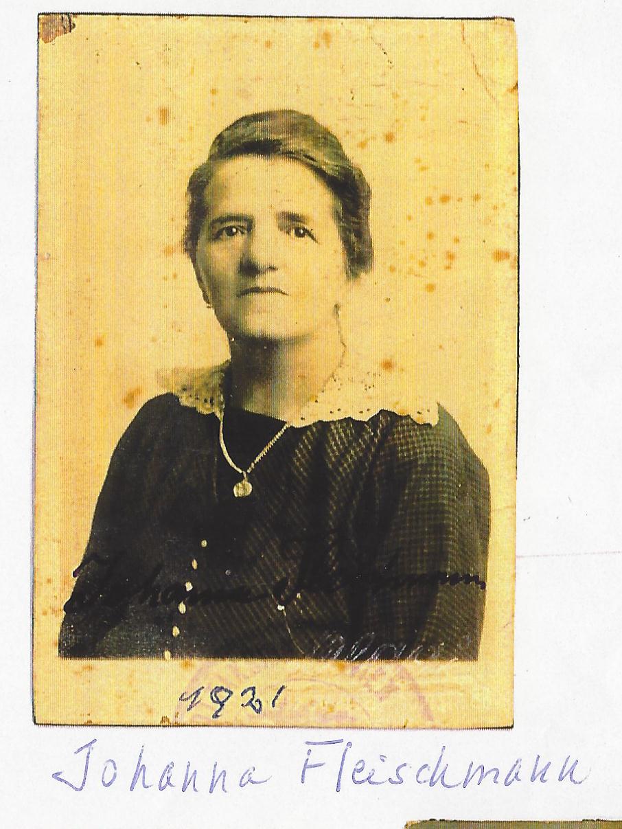 Johanna Fleishmann - Imigrante Austríaca