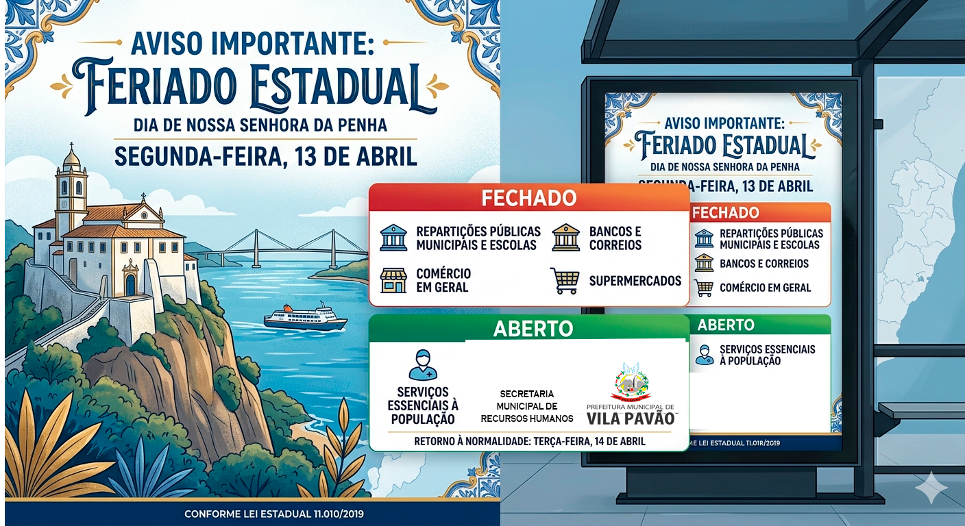 Imagem da notícia: Espírito Santo celebra Padroeira na segunda-feira (13); confira o que abre e fecha na cidade