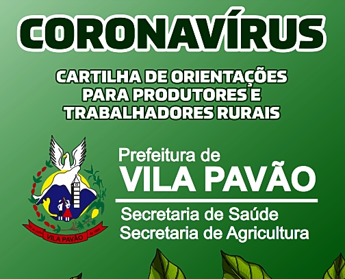 Coronavírus, Cartilha de Orientações para Produtores e trabalhadores Rurais
