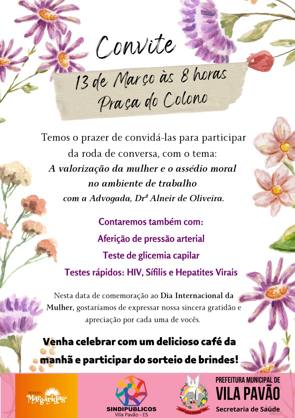 AÇÃO DIA DA MULHER