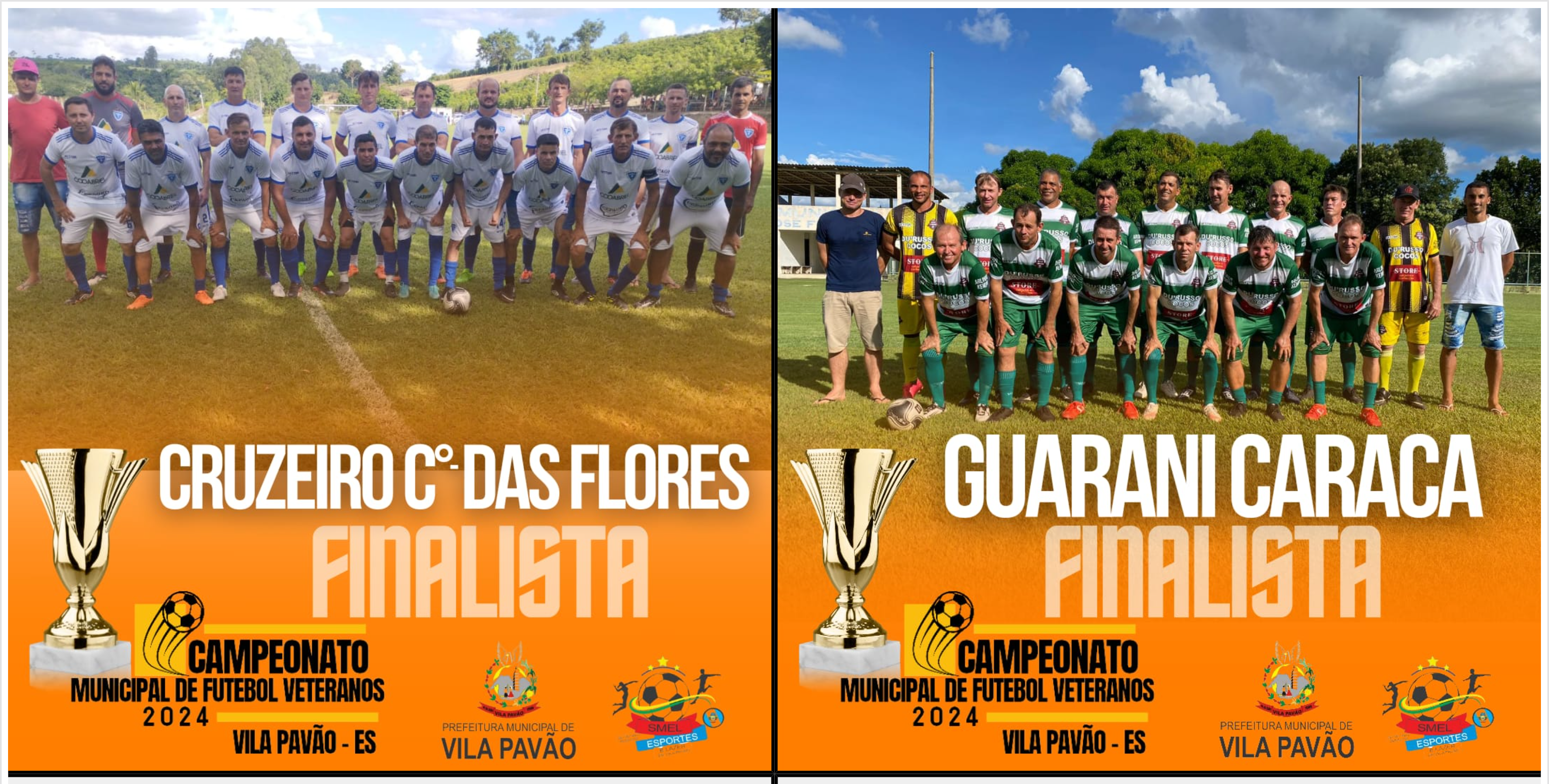 Cruzeiro e Guarani Caraca decidem o título do Campeonato Veterano em final única no próximo sábado 