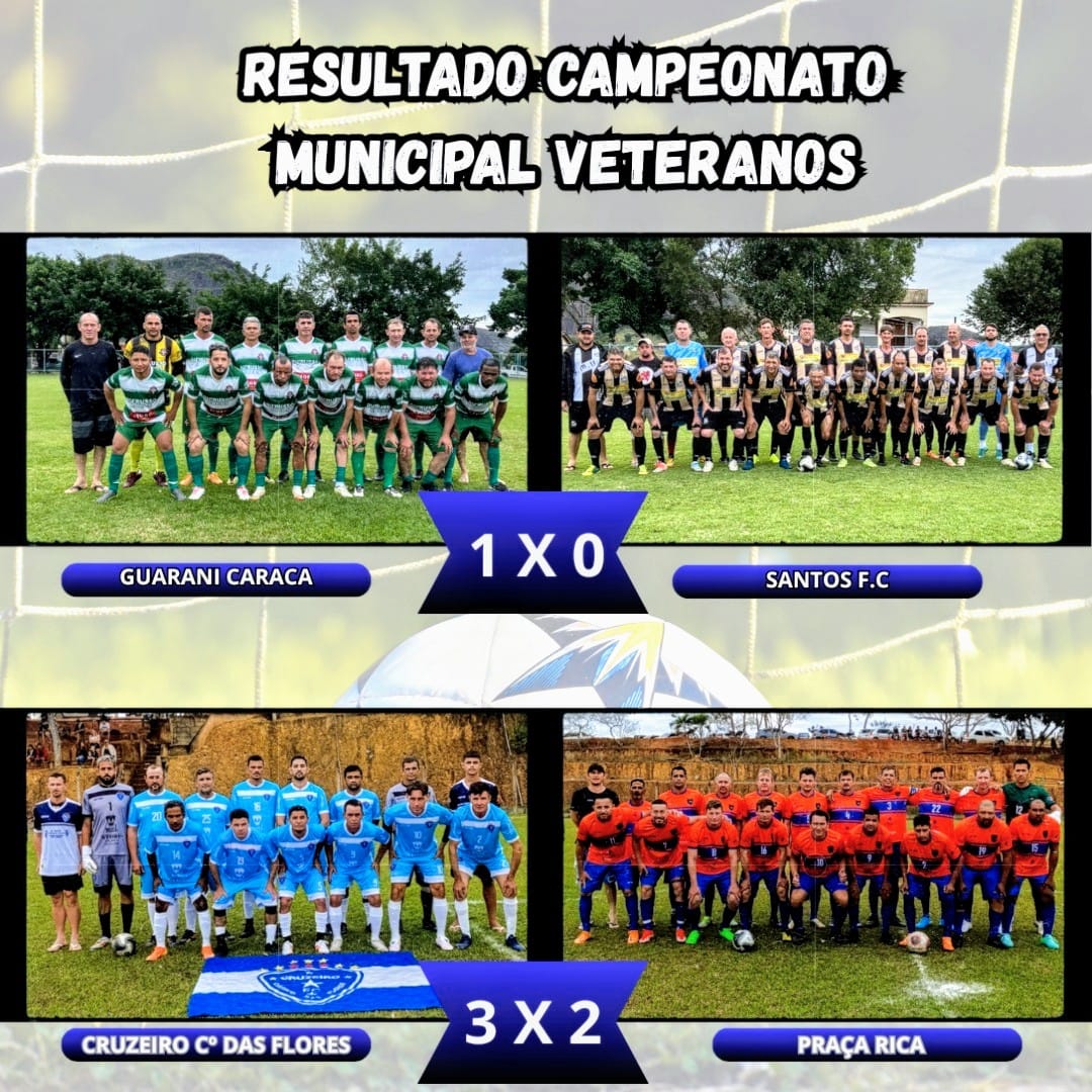 Rodada do Campeonato Municipal de Veteranos é marcada por vitórias dos visitantes